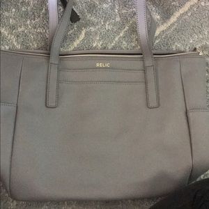 Relic grey leather purse
